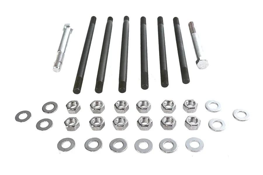 Colony Chrome Stock Engine Case Bolt Kit for Harley Davidson FL Models by Colony