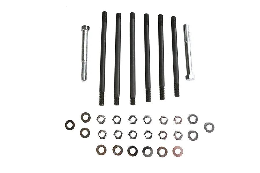 Colony Chrome Stock Engine Case Bolt Kit for Harley Davidson FL Models by Colony