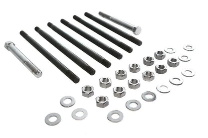 Colony Chrome Stock Engine Case Bolt Kit for Harley Davidson FL Models by Colony