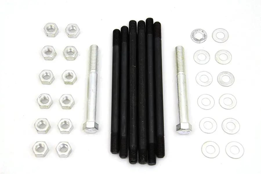 Colony Cadmium Stock Engine Case Bolt Kit for Harley Davidson FL 1965-1969 by Colony