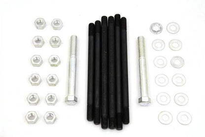 Colony Cadmium Stock Engine Case Bolt Kit for Harley Davidson FL 1965-1969 by Colony