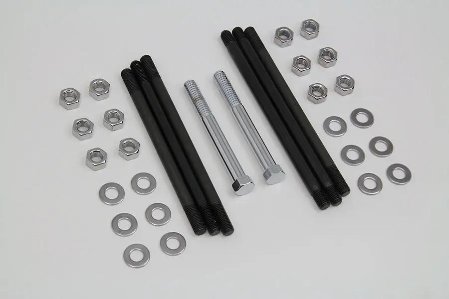 Colony Chrome Stock Engine Case Bolt Kit for Harley Davidson FL and FX Models by Colony