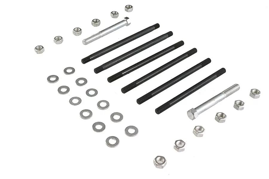 Colony Cadmium Stock Engine Case Bolt Kit for Harley Davidson FL and FX Models by Colony