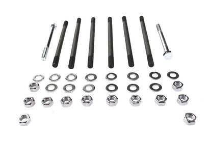 Colony Chrome Stock Engine Case Bolt Kit for Harley Davidson FL & FX Models by Colony