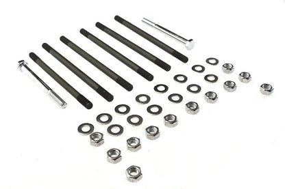 Colony Chrome Stock Engine Case Bolt Kit for Harley Davidson FL & FX Models by Colony