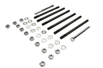 Colony Chrome Stock Engine Case Bolt Kit for Harley Davidson FL & FX Models by Colony