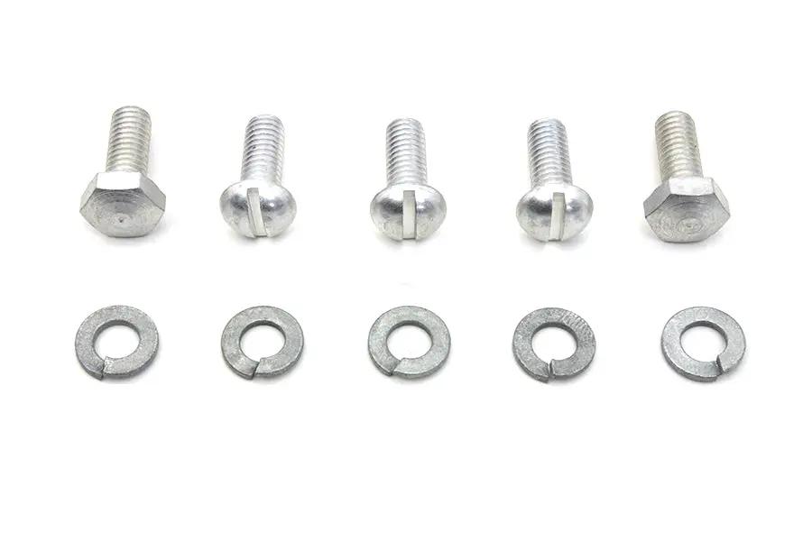 Colony Cadmium Circuit Breaker Screws Set for Harley Davidson EL and FL Models by Colony