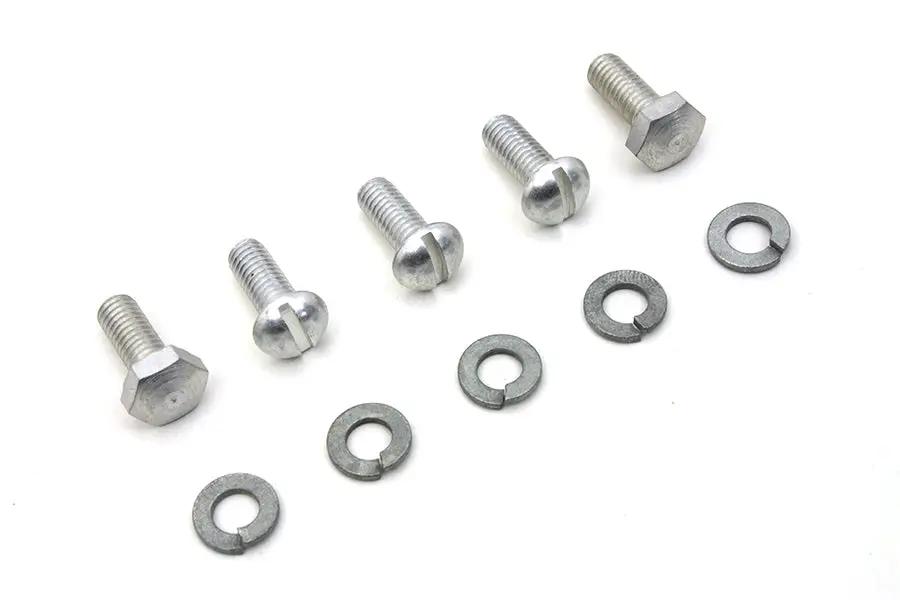 Colony Cadmium Circuit Breaker Screws Set for Harley Davidson EL and FL Models by Colony