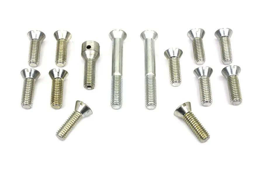 Colony Cadmium Transmission Top Cover Screw Kit for Harley Davidson FL Models by Colony