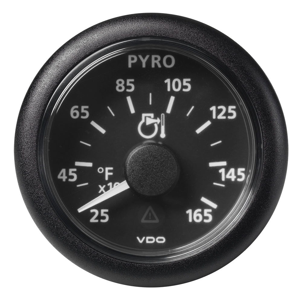 Veratron ViewLine 52 mm Pyrometer - 250 to 1650°F Black Dial with Bezel