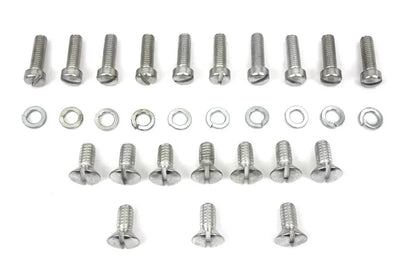 Colony Cadmium Outer Primary Cover Screw Set for Harley Davidson EL and FL Models by Colony
