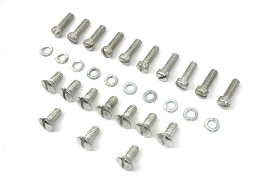 Colony Cadmium Outer Primary Cover Screw Set for Harley Davidson EL and FL Models by Colony