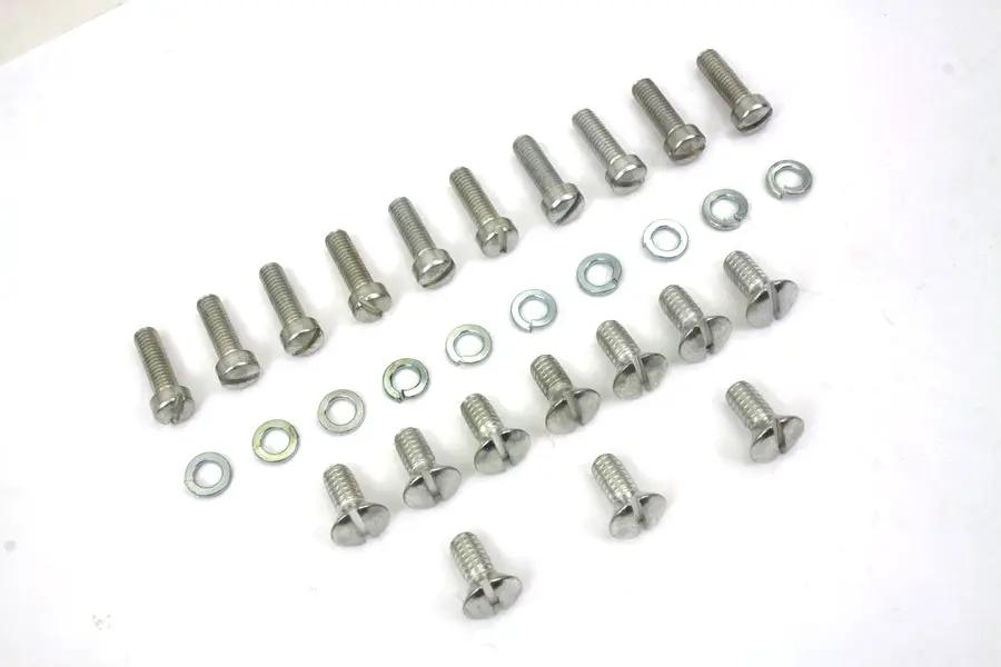 Colony Cadmium Outer Primary Cover Screw Set for Harley Davidson EL and FL Models by Colony