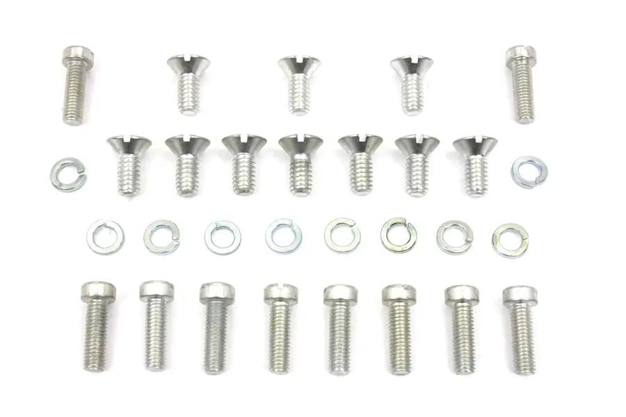 Colony Cadmium Outer Primary Cover Screw Set for Harley Davidson EL and FL Models by Colony