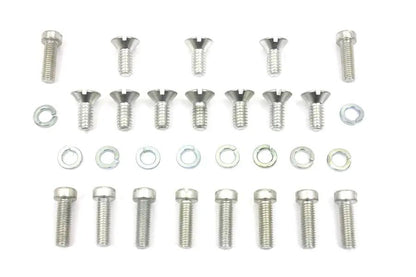 Colony Cadmium Outer Primary Cover Screw Set for Harley Davidson EL and FL Models by Colony