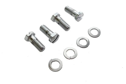Colony Chrome Stock Carburetor Mount Screws for Harley Davidson FL Models by Colony