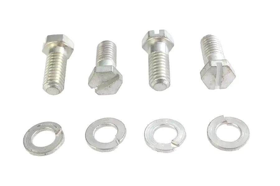 Colony Cadmium Stock Carburetor Mount Screws for Harley Davidson FL 1941-1950 by Colony