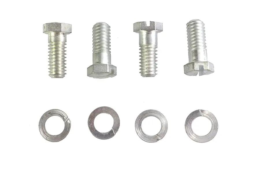 Colony Cadmium Stock Carburetor Mount Screws for Harley Davidson FL 1941-1950 by Colony