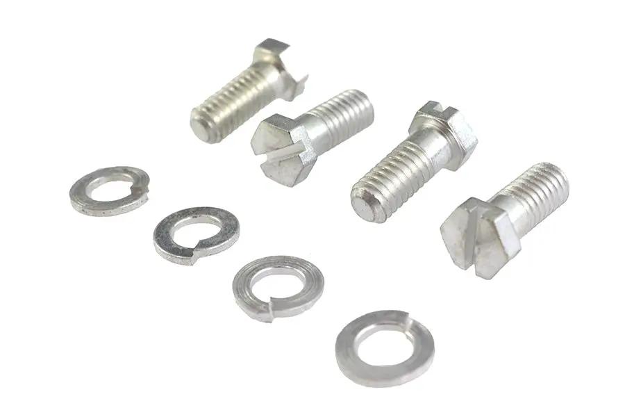Colony Cadmium Stock Carburetor Mount Screws for Harley Davidson FL 1941-1950 by Colony