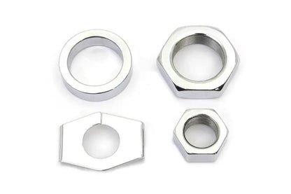 Colony Chrome Rear Axle Nut and Lock Kit for Harley Davidson 1936-1945 Big Twin Models by Colony