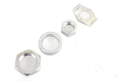 Colony Cadmium Rear Axle Nut and Lock Kit for Harley Davidson 1936-1945 EL and FL Models by Colony
