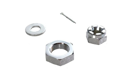 Colony Chrome Front Axle Nut Kit for Harley Davidson G (1930-1939) by Colony