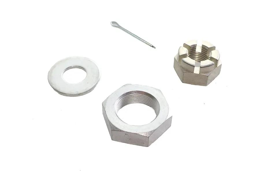 Colony Cadmium Front Axle Nut Kit for Harley Davidson G Models by Colony