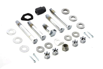 Colony Chrome Upper and Lower Motor Mount Bolt Kit for Harley Davidson EL and FL Models by Colony