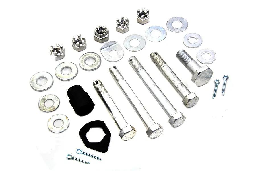 Colony Cadmium Upper and Lower Motor Mount Bolt Kit for Harley Davidson EL and FL Models by Colony