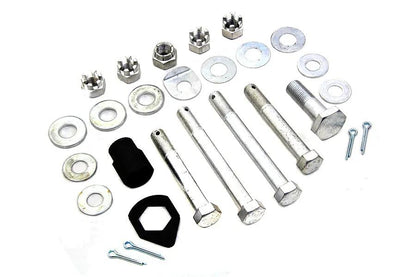 Colony Cadmium Upper and Lower Motor Mount Bolt Kit for Harley Davidson EL and FL Models by Colony