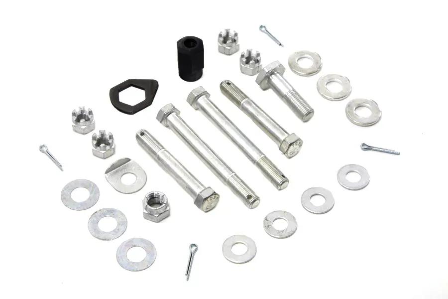 Colony Cadmium Upper and Lower Motor Mount Bolt Kit for Harley Davidson EL and FL Models by Colony