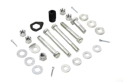 Colony Cadmium Upper and Lower Motor Mount Bolt Kit for Harley Davidson EL and FL Models by Colony