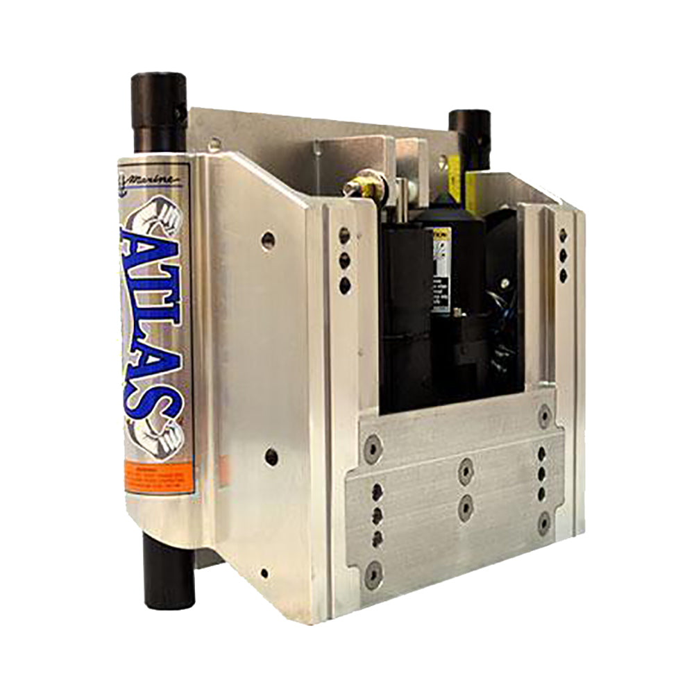 T-H Marine ATLAS 10-Inch Set Back Hydraulic Jack Plate Polished for Boats up to 300 HP