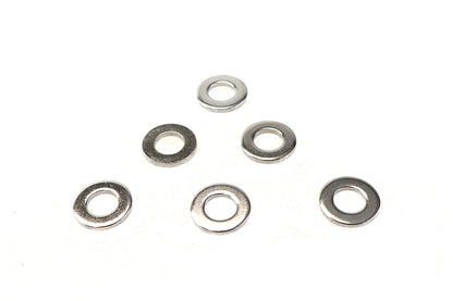 Colony Chrome Flat Washer 3/8 inch ID – Standard Type, Pack of 6