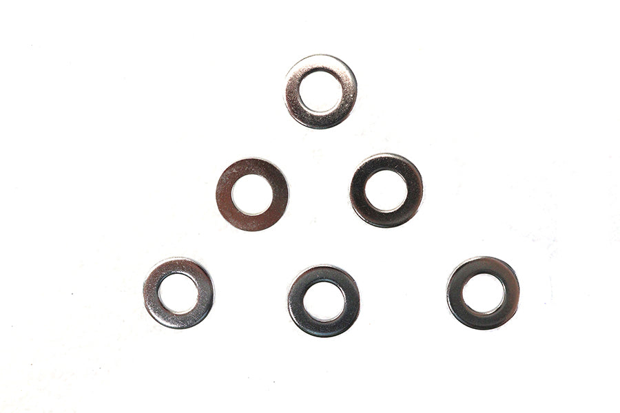 Colony Chrome Flat Washer 3/8 inch ID – Standard Type, Pack of 6