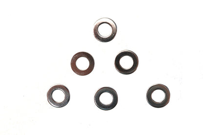 Colony Chrome Flat Washer 3/8 inch ID – Standard Type, Pack of 6