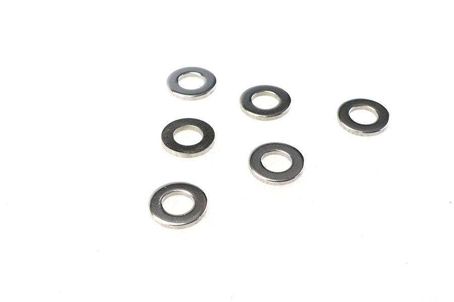 Colony Chrome Flat Washer 3/8 inch ID – Standard Type, Pack of 6