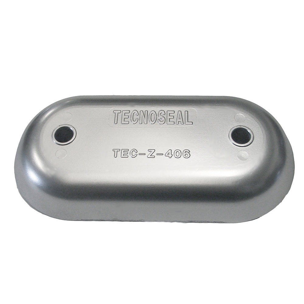 Tecnoseal Magnesium Hull Plate Anode TEC-Z-406MG - 8-3/8 x 4-1/32 x 1-1/16 inches
