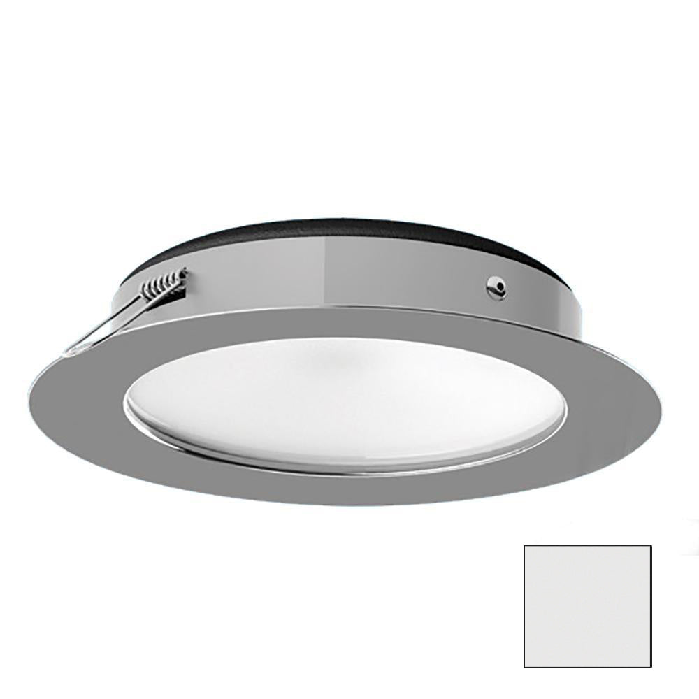 i2Systems Apeiron Pro XL A526 6W Marine LED Downlight - Cool White, Polished Chrome Finish