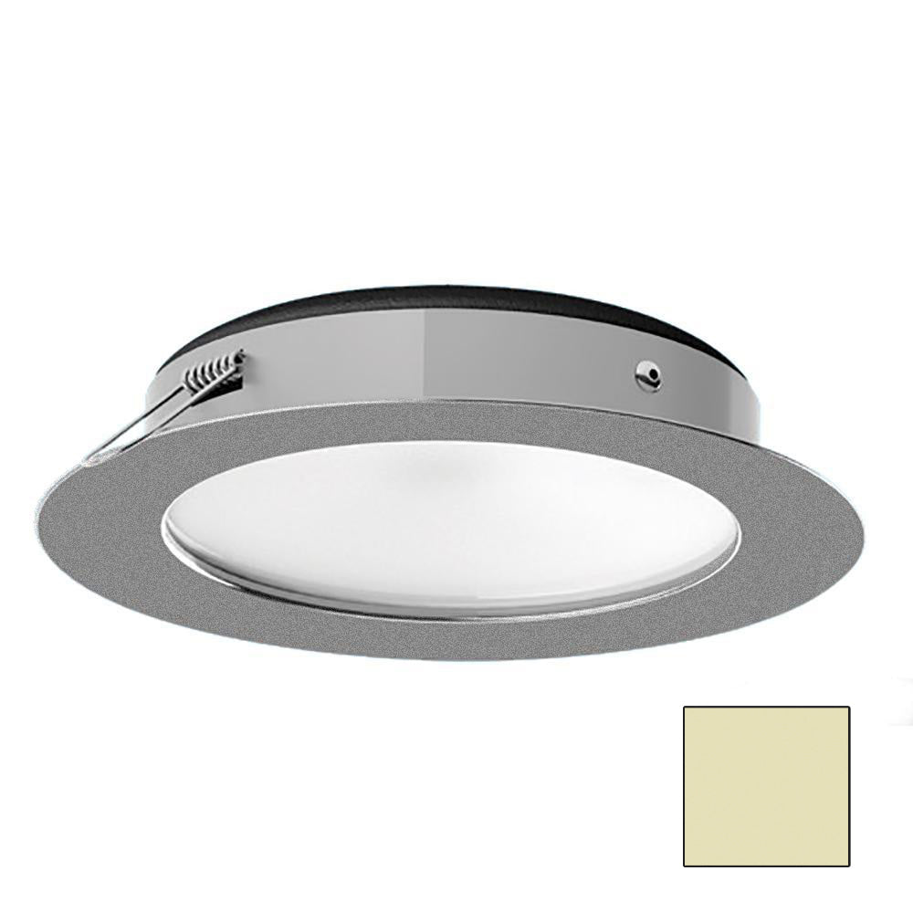 i2Systems Apeiron Pro XL A526 6W Marine LED Downlight - Warm White, Brushed Nickel Finish