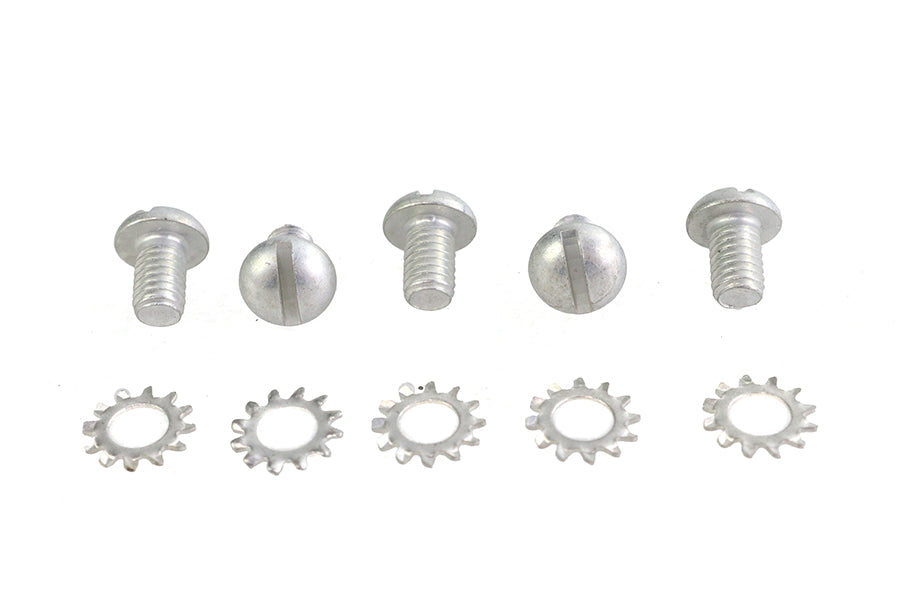 Colony Cadmium Wheel Hub Star Screws for Harley Davidson EL & FL (1936-1945)