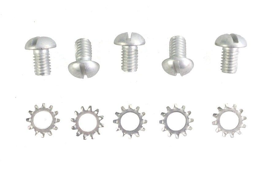 Colony Cadmium Wheel Hub Star Screws for Harley Davidson EL & FL (1936-1945)