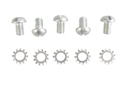 Colony Cadmium Wheel Hub Star Screws for Harley Davidson EL & FL (1936-1945)