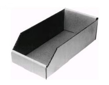 ROTARY 6" x 12 1/2" White Bin Boxes - Pack of 10, Part Number 8204