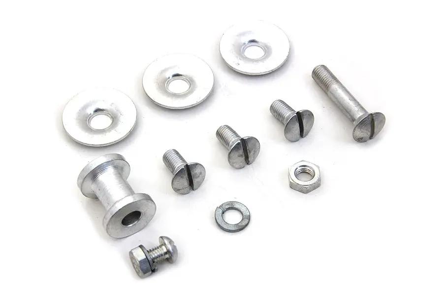 Colony Cadmium Tool Box Mounting Kit for Harley Davidson EL & FL Models by Colony