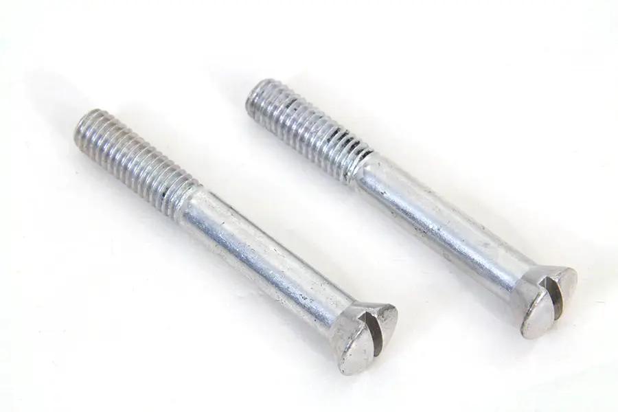 Colony Cadmium Generator Mount Screws for Harley Davidson G Models - 1/4 Inch Thread by Colony