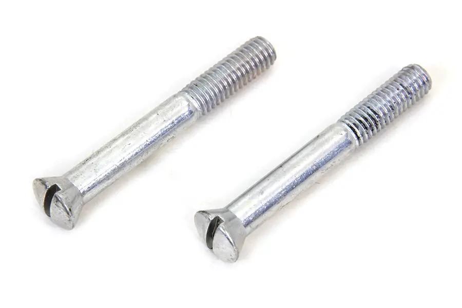 Colony Cadmium Generator Mount Screws for Harley Davidson G Models - 1/4 Inch Thread by Colony
