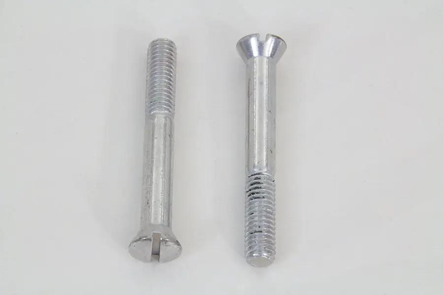 Colony Cadmium Generator Mount Screws for Harley Davidson G Models - 1/4 Inch Thread by Colony