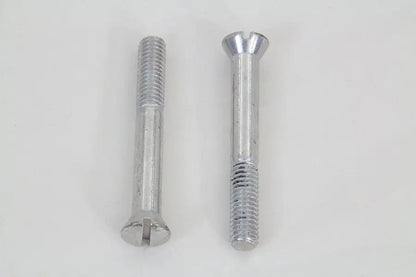 Colony Cadmium Generator Mount Screws for Harley Davidson G Models - 1/4 Inch Thread by Colony