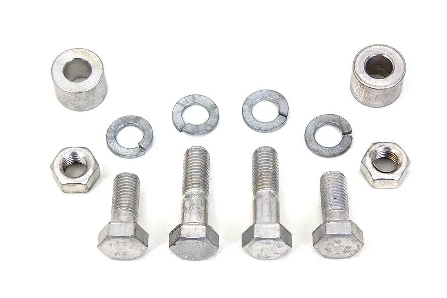 Colony Cadmium Oil Tank Mounting Kit for Harley Davidson EL and FL Models by Colony
